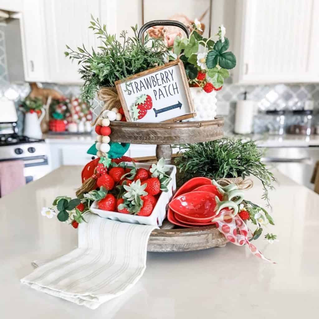 tiered serving tray