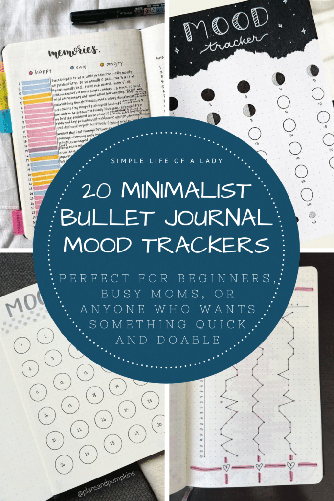Want to keep track of your mood through a bullet journal in the simplest design possible? These minimalist mood tracker layouts are just what you need!