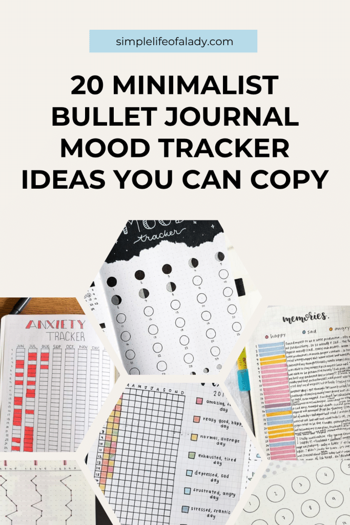 These minimalist bullet journal mood tracker ideas are simple, quick and doable, perfect when you're busy!