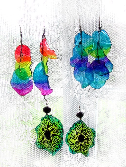 Gifts Made from Recycled Plastic Bottles - earrings