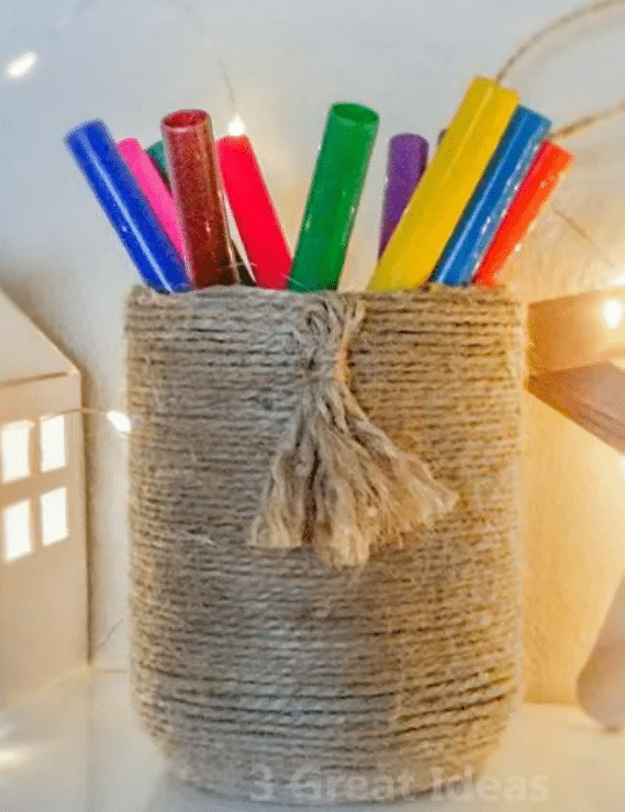 DIY pencil holder