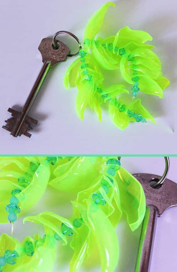 Gifts Made from Recycled Plastic Bottles - keychain pendant