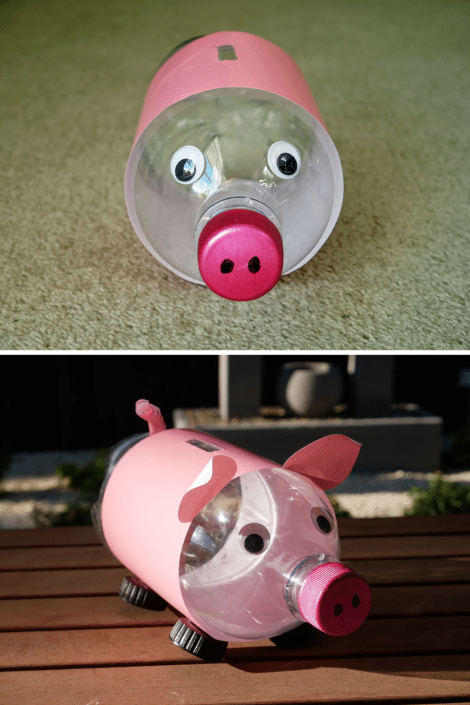 Gifts Made from Recycled Plastic Bottles - piggy bank