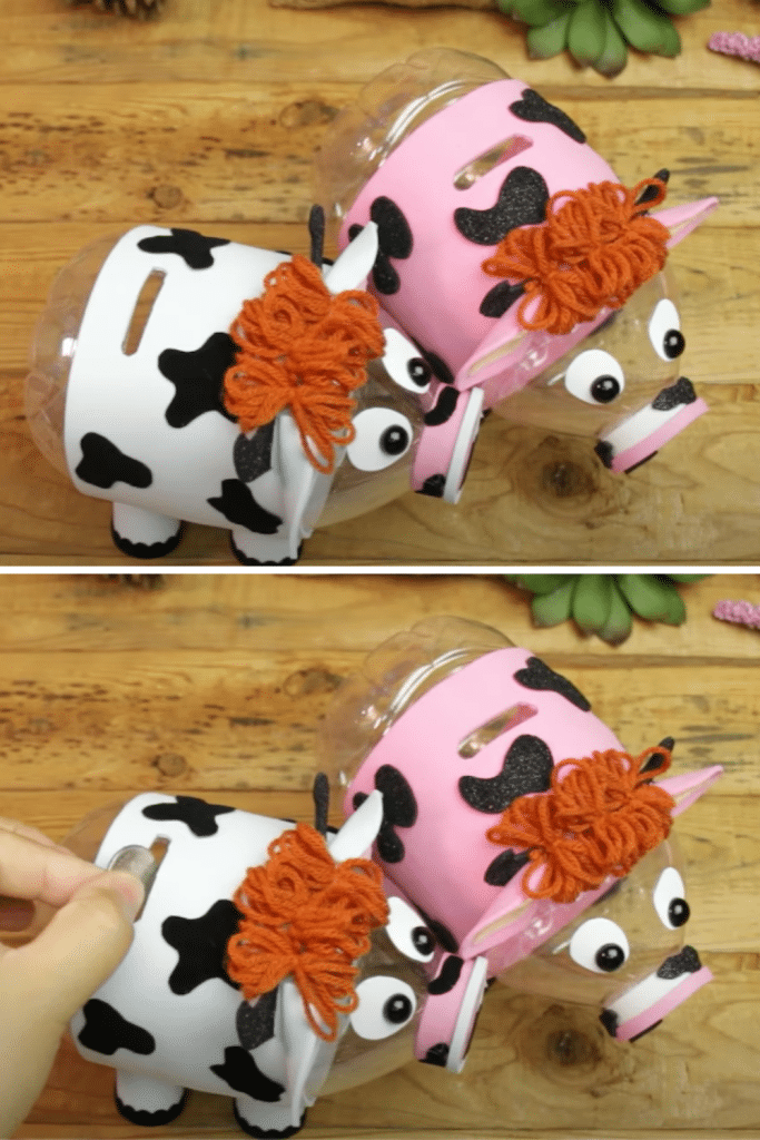 Gifts Made from Recycled Plastic Bottles - cute piggy banks