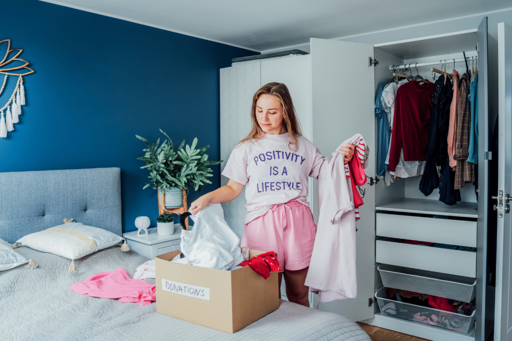 how to decorate your home on a budget - declutter and clean