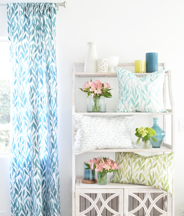 Make your own curtains or pillow covers