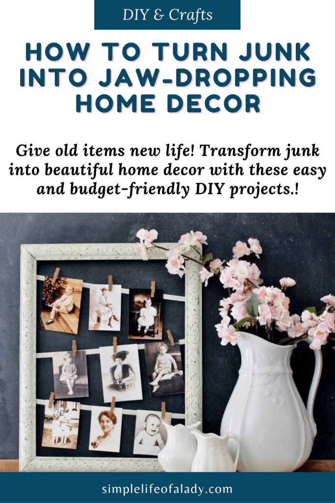 From junk to jaw-dropping! Get inspired with these creative DIY upcycling projects that turn old items into stunning home decor!