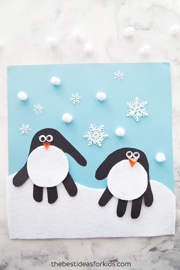 handprint penguin