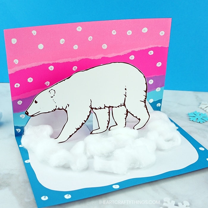 pop up polar bear