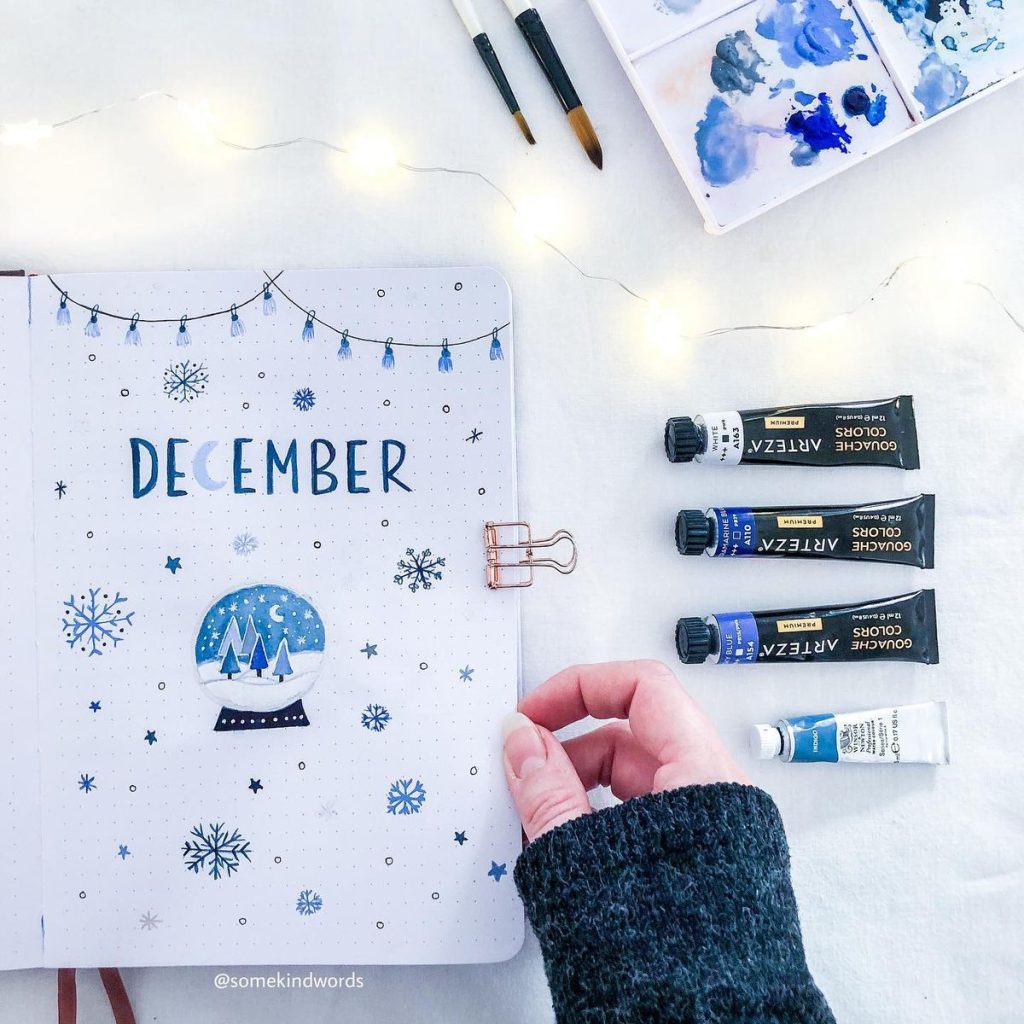snow globe cover page