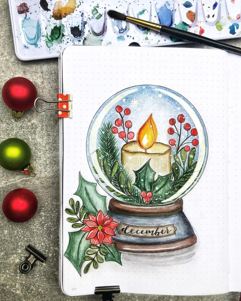 snow globe cover page