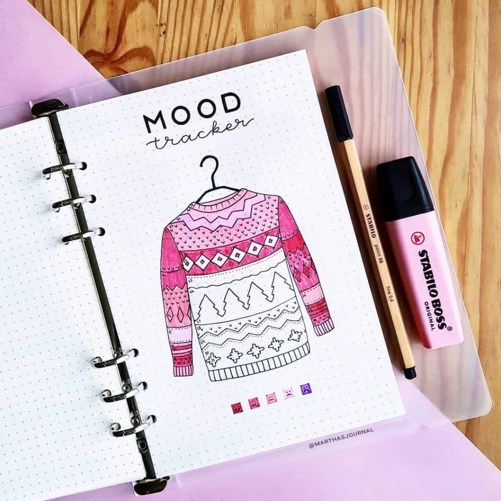 sweater mood tracker