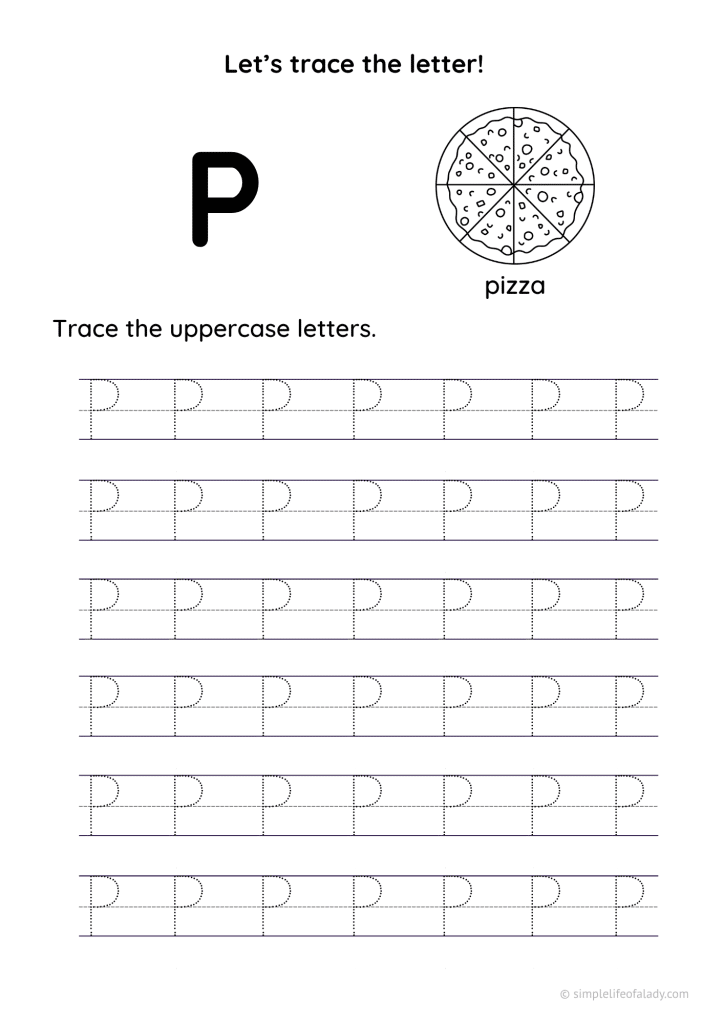 uppercase P