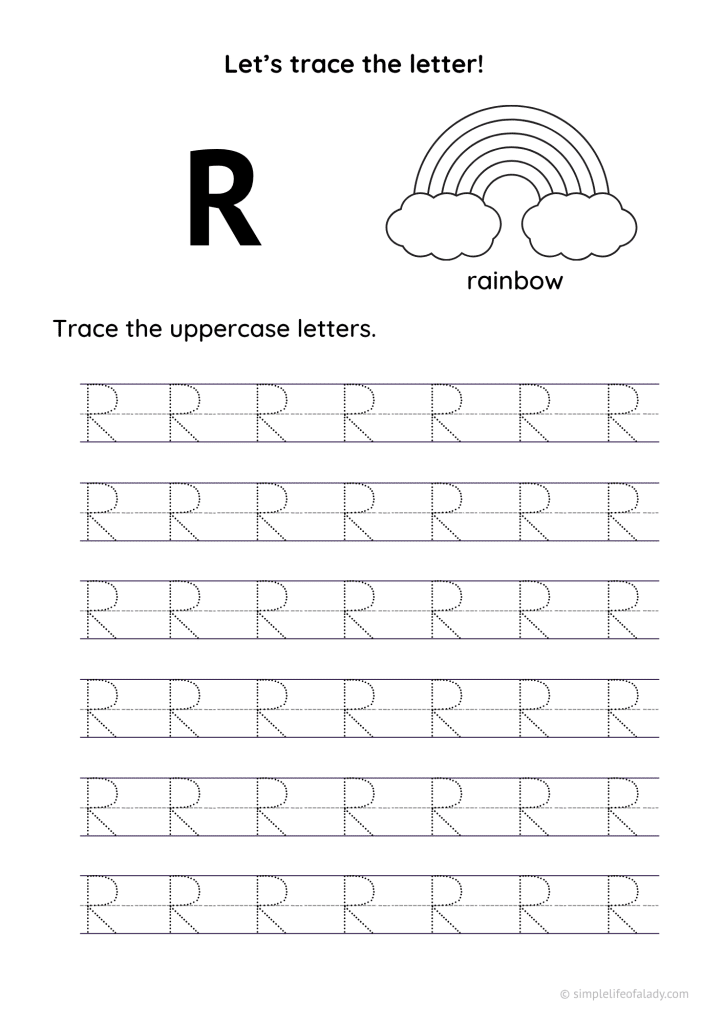 uppercase R