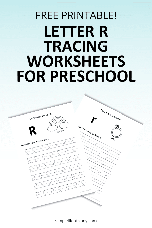 Free Letter R tracing worksheets for preschoolers to help build letter recognition, fine motor skills, and early handwriting practice in a simple and gentle way.