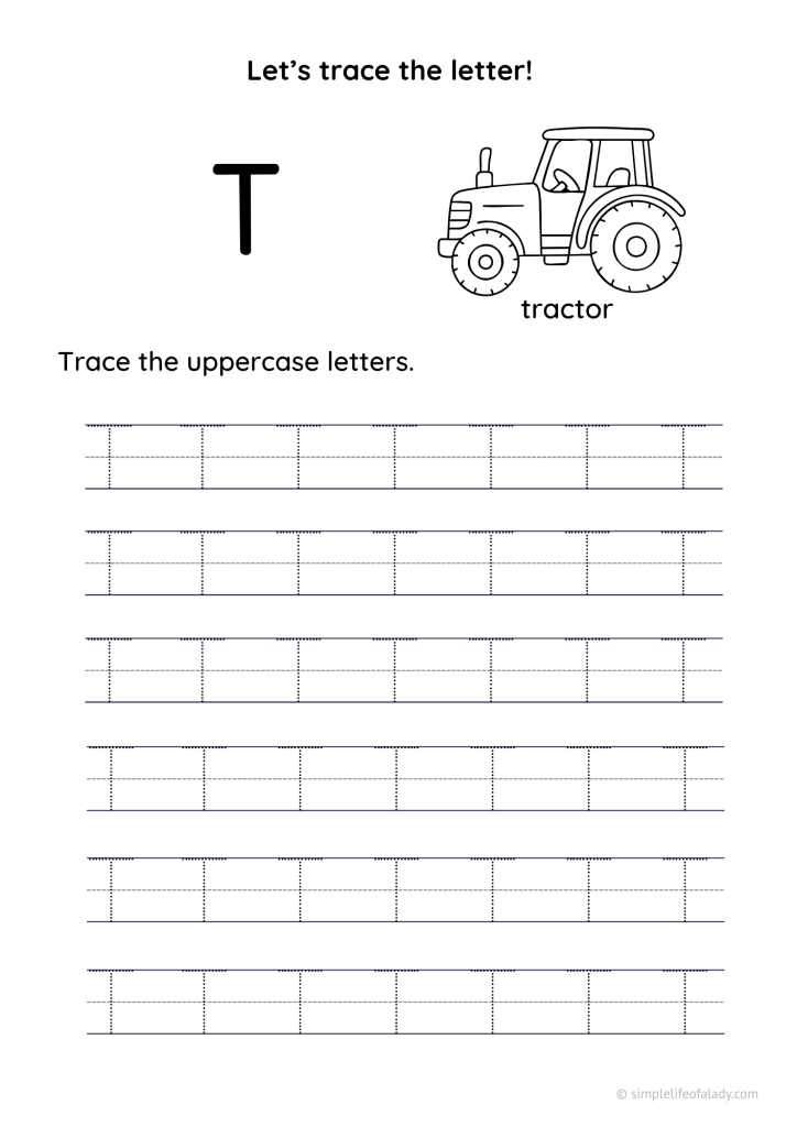 uppercase T
