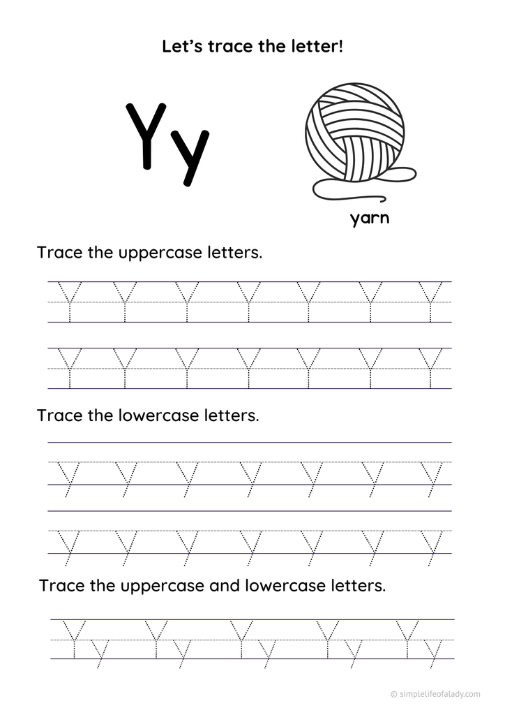 uppercase and lowercase y