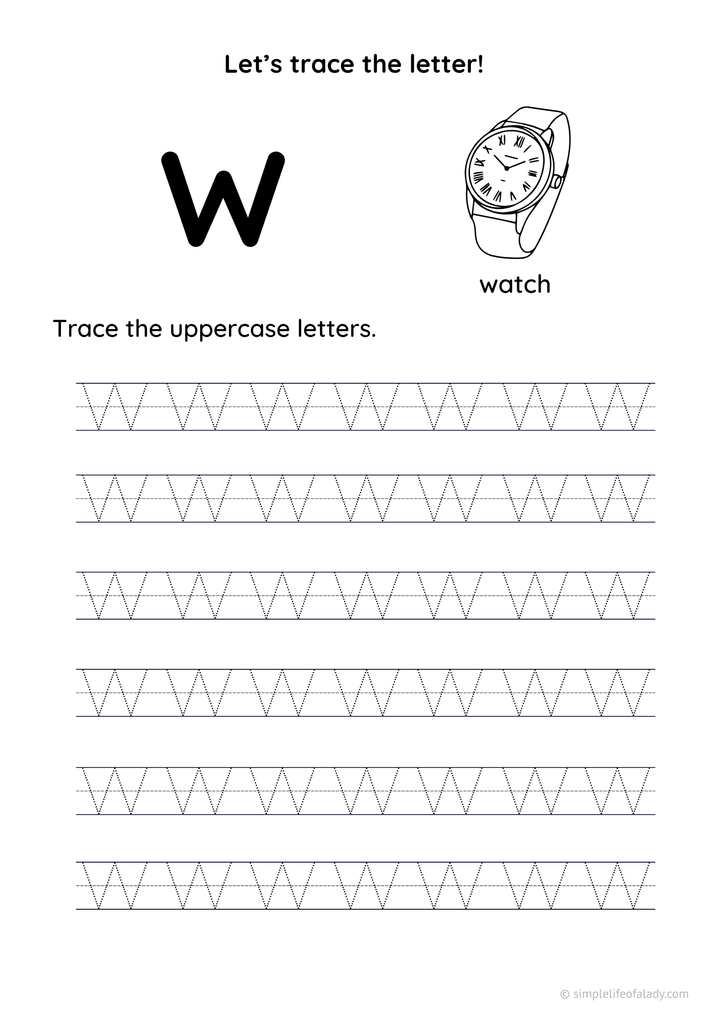 uppercase W