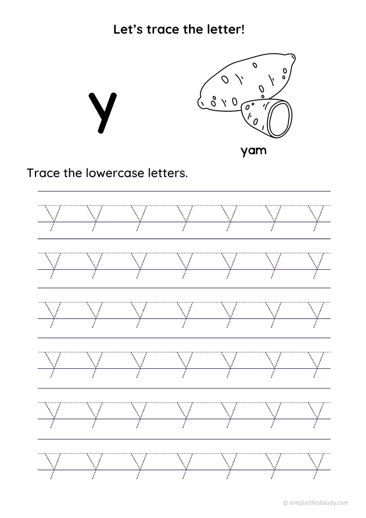 lowercase y