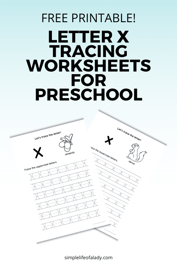 Need a little extra grace today, Mama? These free letter X tracing worksheets for preschool will give your child a simple way to practice uppercase and lowercase X without pressure.